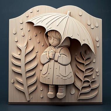 3D model The Weather Child anime (STL)